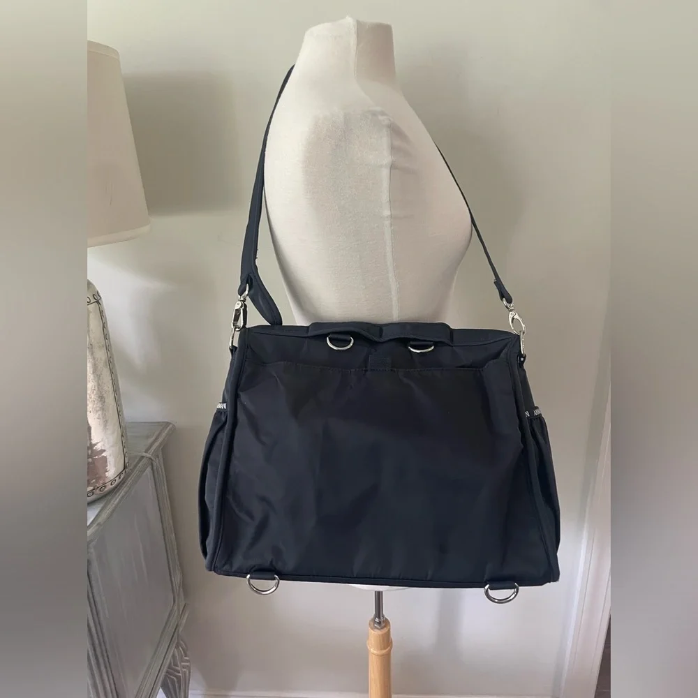 ARMANI BABY BLACK NYLON BAG